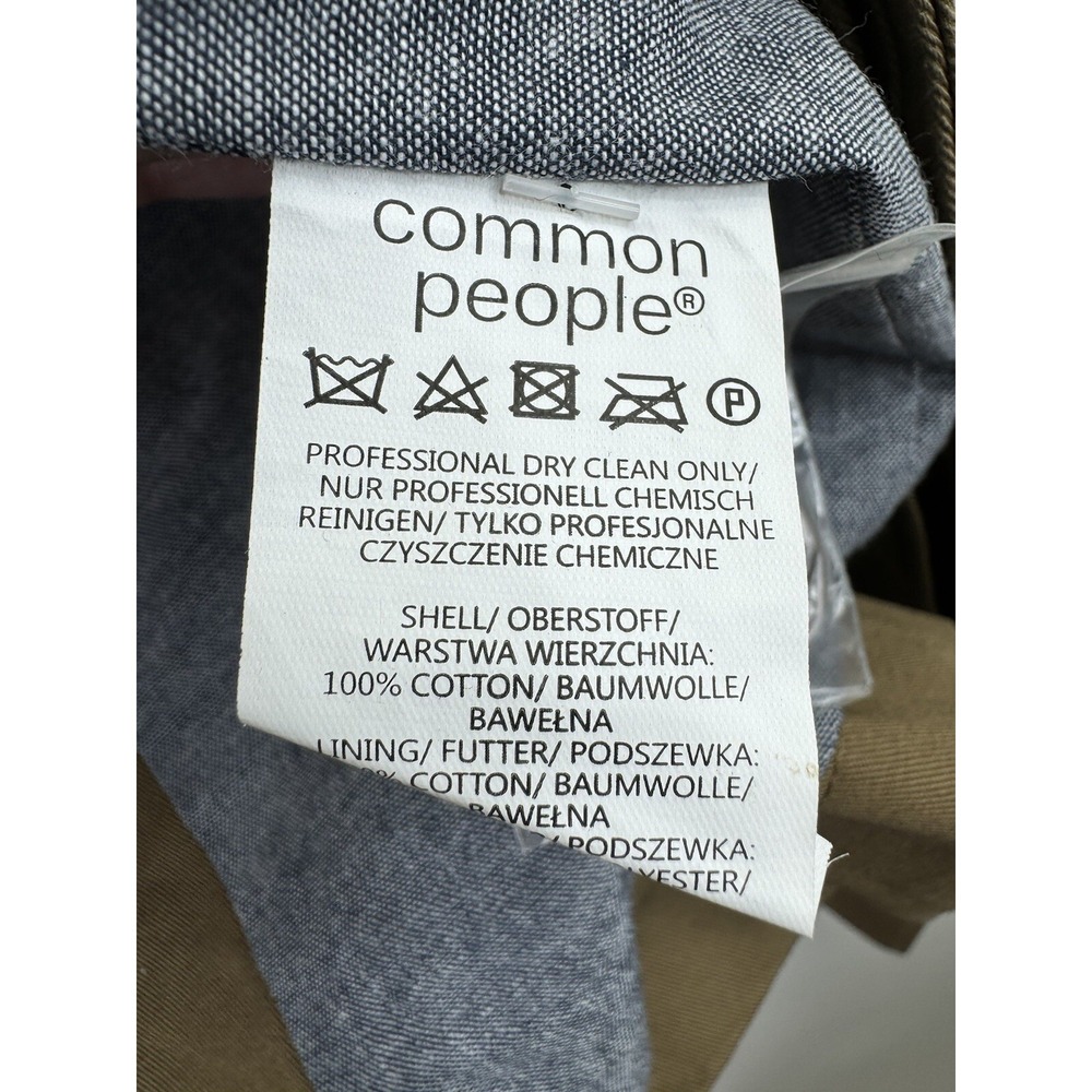 COMMON PEOPLE Men's Premium Overcoat Jacket Size Large - Picture 11 of 12